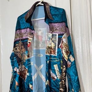 Oversized Modern Ren. Satin Shirt